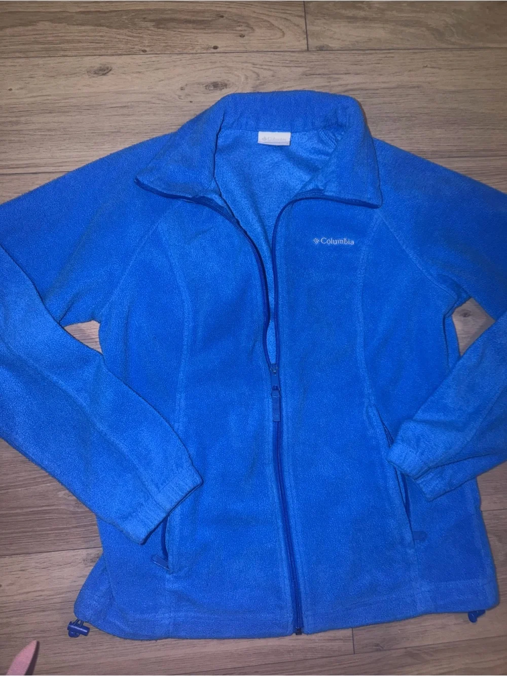 Columbia Bright Blue Full-Zip Fleece Jacket